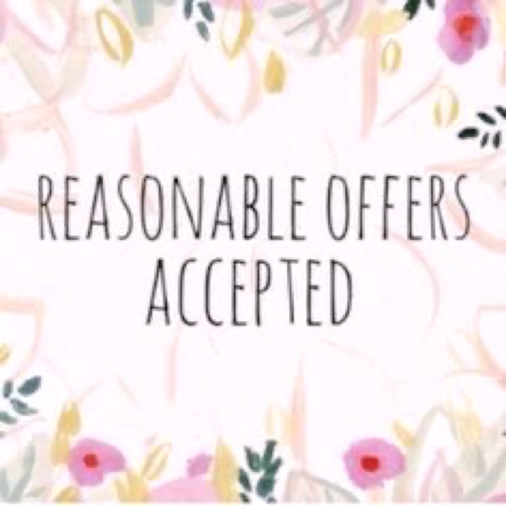 Always Accepting Reasonable Offers 😊